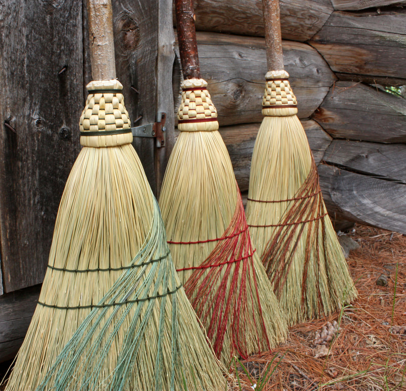 traditional handmade broomcorn corn broom